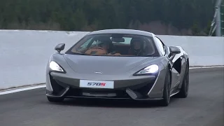 McLaren 570S - PURE Exhaust Sounds on the Track!