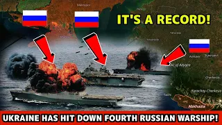 It's a Record! Ukraine Has Hit Down Fourth Russian Warship! Ukraine Sneaking Across Critical Bridge!