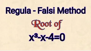 @btechmathshub7050Regula falsi method x³-x-4=0