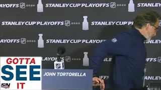 GOTTA SEE IT: John Tortorella Walks Away From Podium After Two Questions