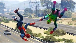 GTA 5 Spiderman Gameplay - Funny Moments & Fails Compilation (GTA 5 Mods Gameplay)