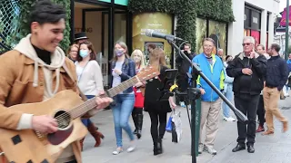 Jacob Koopman Cover Let Her Go Live from Grafton Street Dublin Amazing