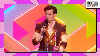 Harry Styles wins British Single | The BRIT Awards 2021