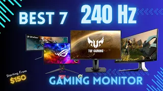 BEST 240Hz Gaming Monitor for any Budget in 2024