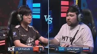 FoCuS (O) vs Cash (HU) WarCraft Gold League Summer 2019 (Miker)