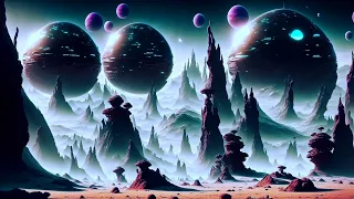 Alien Dream Planet Created by Ai Artist 🎨 and Artificial intelligence 🎭 Smooth Dreamy Ai Animation