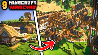 Am Transformat un Village in Minecraft Hardcore!