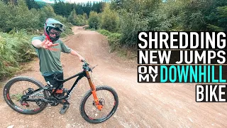 SHREDDING NEW JUMPS ON MY DOWNHILL BIKE// G.B.U, FOREST OF DEAN