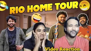 Rio Home Tour Fun 😁🤣😱😂| Vj Siddhu Vlogs Video Reaction | Tamil Couple Reaction