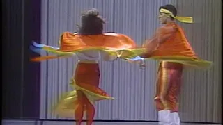 FESTIVAL DE VIÑA DEL MAR OBERTURA FOLCLÓRICA 1989 COREOGRAFO HUGO URRUTIA BALLET ABRAXAS