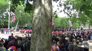 Trooping The Colour 2019 March off to Buckingham Palace