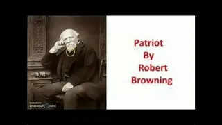 [Hindi] The Patriot poem by Robert Browning
