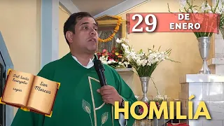 EVANGELIO DE HOY lunes 29 de Enero del 2024 - Padre Arturo Cornejo