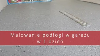 Malowanie podłogi w garażu w 1 dzień