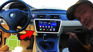 BIG ANDROID DISPLAY FOR BMW E90 (INSTALL)