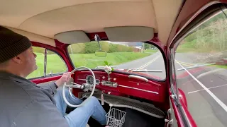 1962 Volkswagen Beetle Driving Video.