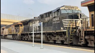 70 MPH Union Pacific trains and Norfolk Southern AC44C6M on the Sunset Route in Arizona!