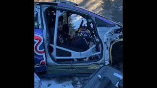 WRC ford puma crash #alive #luck #wrc