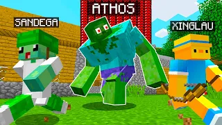 ENGANEI MEUS AMIGOS VIRANDO MUTANTE NO MINECRAFT