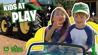 Playing With Toys On the Farm!  🚜  | John Deere Kids