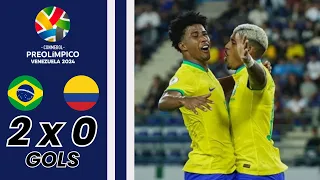 BRASIL 2 X 0 COLÔMBIA - PRÉ-OLÍMPICO SUL-AMERICANO MASCULINO 2024