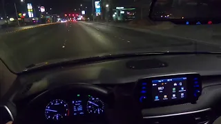 2020 Hyundai Tucson SEL POV Night Drive