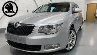 A top of the range Skoda Superb 1.8 TSI Elegance DSG Automatic, with 76,600 miles  - SOLD!