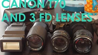 Garage Sale Finds: $10 Canon T70 Camera and 3 FD Lenses for my Pentax Q10