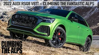 CLIMBING THE ALPS IN THE 2022 AUDI RSQ8 V8TT - THE MIGHTY SUV GOES HIGH ALTITUDE - IN DETAIL