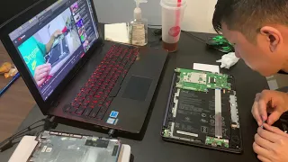 (Solved) How to fix a Laptop after Water 💧 Got Inside !! ASUS E203