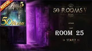 New 50 Rooms Escape V   level 25 walkthrough.