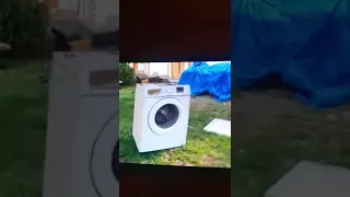 Samsung washing machine destroys itself