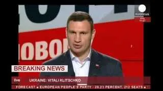 Ukraine President-elect Poroshenko, Kyiv mayor Klitschko speak (recorded LIVE feed)