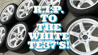 REST IN PIECE TO THE WHITE TE37'S!
