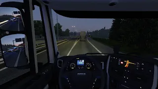 ETS 2 -  Logitech G29 Steering Wheel Gameplay - Euro Truck Simulator - Realistic Truck Driving