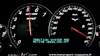 Corvette ZR1 top speed 0-330 km/h. ( www.vb2r.com ) 0-205 mph- gopro