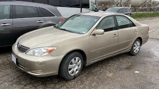 2003 Toyota Camry LE Startup Engine & In Depth Tour