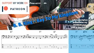 B. B. King - Key To My Kingdom (Bass cover with tabs)