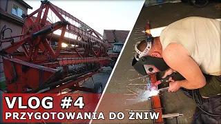 Przygotowania do żniw, czyli wymiana półłożysk (tulejek) nagarniaczy | BIZON Z056 | (VLOG 2021 #4)