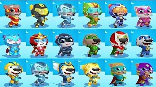 Unlocking and Playing Every Hero in Talking Tom Hero Dash (Android/iOS)