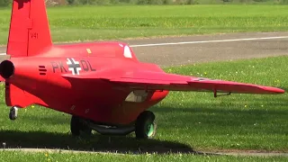 MESSERSCHMITT ME-163 RC SCALE MODEL KOMET ROCKET AIRPLANE