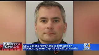 Gov. Baker Orders Flags Be Lowered To Honor Capitol Police Officers
