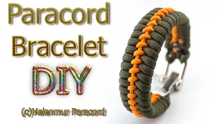 Paracord Bracelet DIY/Браслет из паракорда и микрокорда