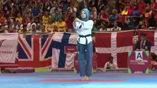 5th Place - World Taekwondo Championships 2014 - Freestyle Ind. F Over 17