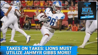 Takes On Takes: Detroit Lions must ramp up Jahmyr Gibbs role in offense, Bills to sweep AFC East?