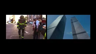 World Trade Center (2006) - First Plane Hits - Film vs. Real