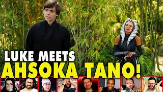 Reactors Reaction To Luke Meeting Ahsoka Tano On The Book Of Boba Fett Episode 6 | Mixed Reactions