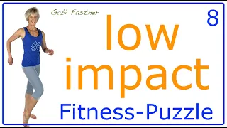 8 🧩 15 min. low impact | cardio ohne Springen | ohne Geräte, im Stehen