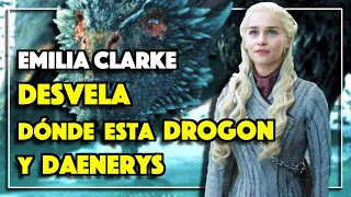 Emilia Clarke DESVELA DONDE FUÉ DROGON y QUE HIZO con el CUERPO DE DAENERYS | Final GoT