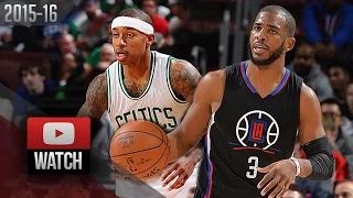 Chris Paul vs Isaiah Thomas PG DUEL Highlights (2016.02.10) Celtics vs Clippers - AMAZING!